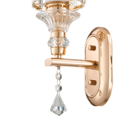 E27 Crystal Wall Light Fixture Decor