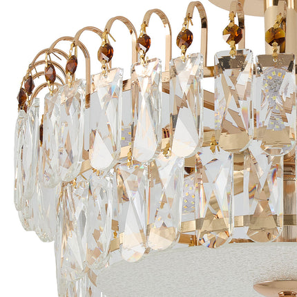 Semi Flush Mount Crystal Ceiling Light