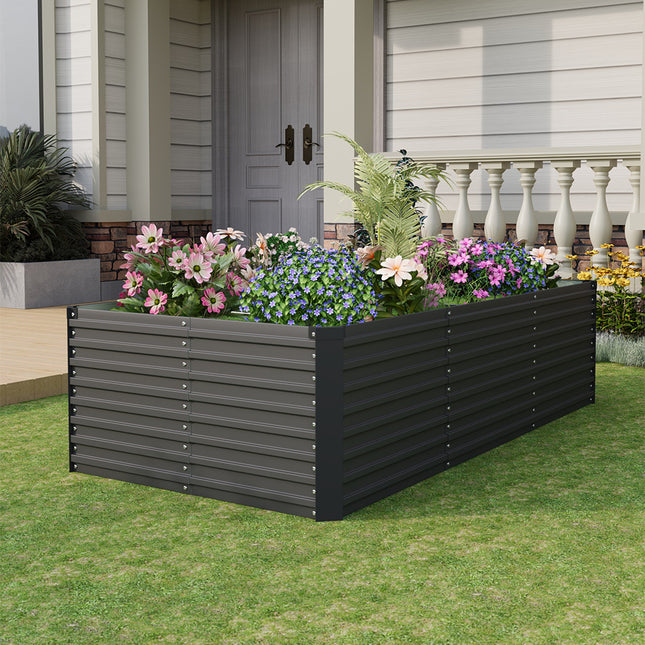 Large Metal Raised Garden Bed