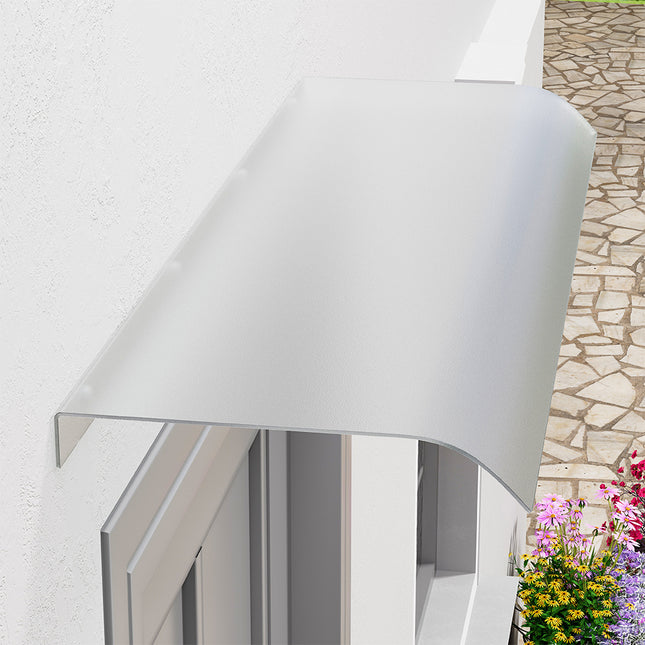 43cm W Frosted Awning for Doors and Windows Multi-Sizes