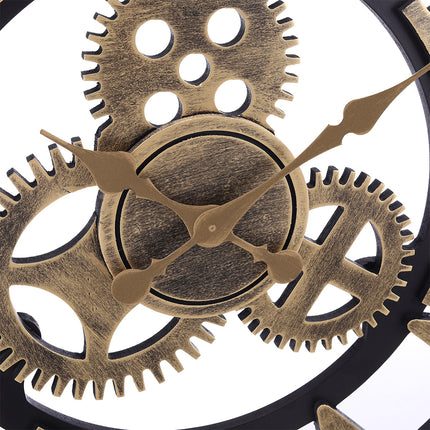 Industrial Large Retro Silent Wall Clock for Home Decor