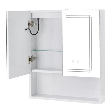 Wall-mounted Bathroom Mirror Cabinet with Led Lights