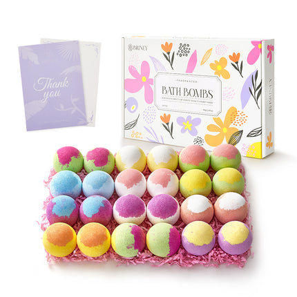 24Pcs DIY Three-layered Bath Bombs