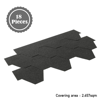 18Pcs Asphalt Shingles Bitumen Roofing