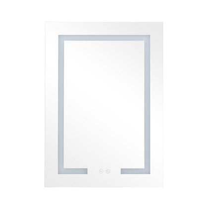 Rectangular 1 Door LED Dimmable Mirror Cabinet