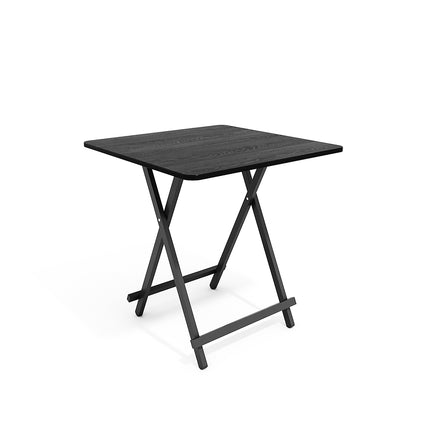 Black 70x70cm Portable Folding Dining Table