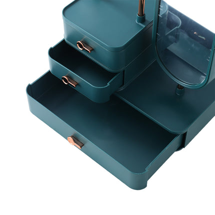 Jewelry Organizer Makeup Storage Box Necklace Eearring Display
