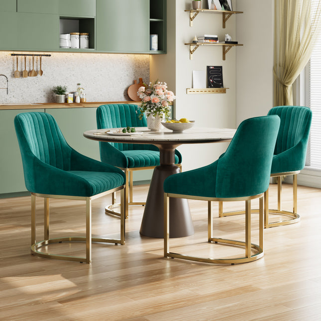 Set of 2 Upholstered Dining Chairs