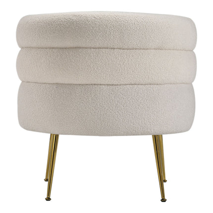 Curved Upholstered Single Sofa Accent Chair