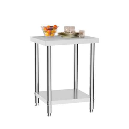 60CM Stainless Steel Working Table with Lower Layer