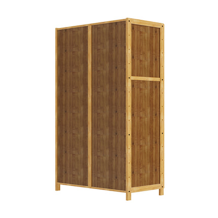 3-Tier Narrow Bookcase Storage Cabinet with Acrylic Door