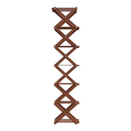 7-Tier Bamboo Folding Shoe Rack