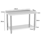 1200 x 600 x 800 mm / With Backsplash