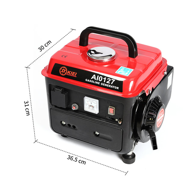 Portable Quiet Petrol Generator 4L Tank 2HP