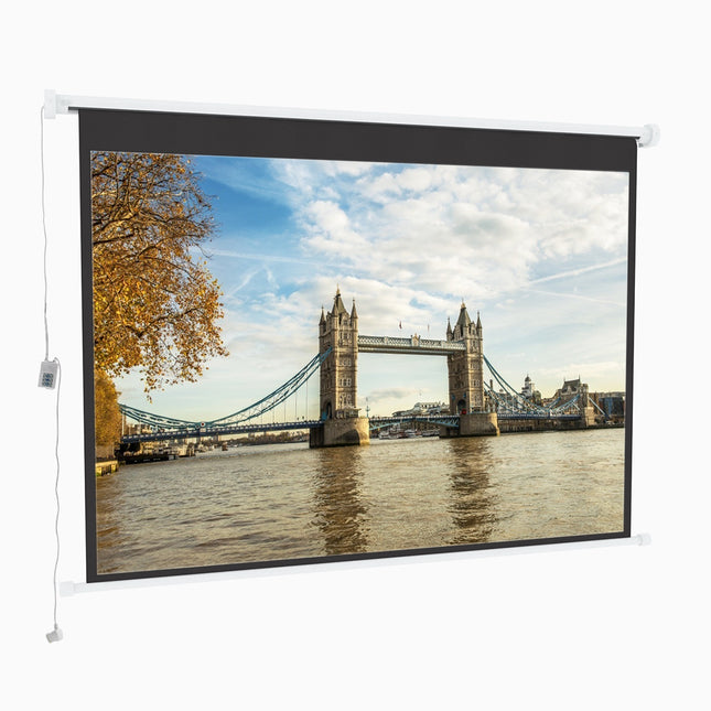 Wall Mount Electric Projector Screen for Home Theater Movie