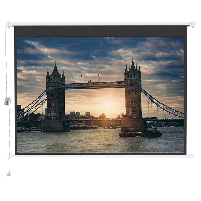 Wall Mount Electric Projector Screen for Home Theater Movie