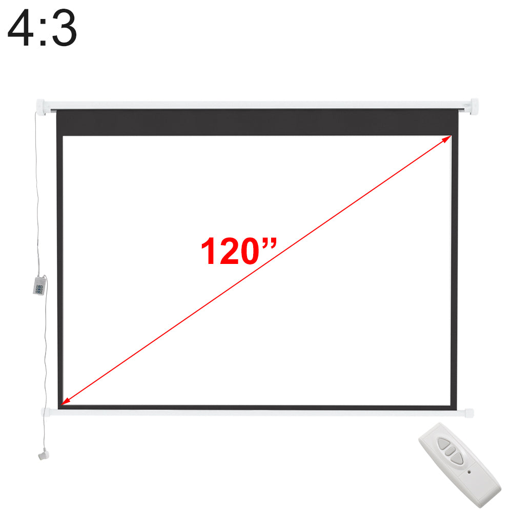Wall Mount Electric Projector Screen for Home Theater Movie