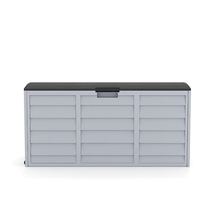 290L Waterproof Large Plastic Garden Storage Box with Wheels