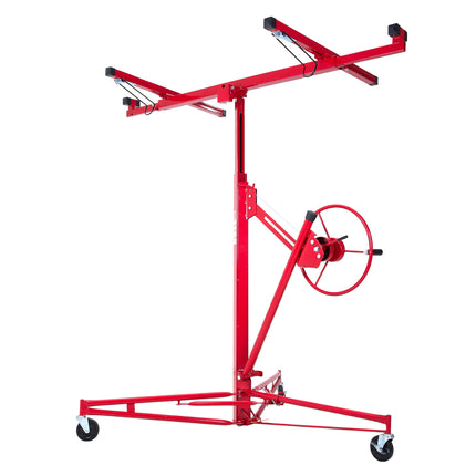 11 Ft Plaster Board Drywall Lifter Hoist Lifter with Rolling Casters