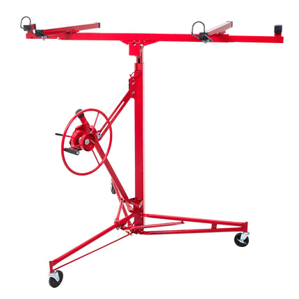 11 Ft Plaster Board Drywall Lifter Hoist Lifter with Rolling Casters