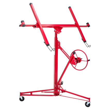 11 Ft Plaster Board Drywall Lifter Hoist Lifter with Rolling Casters