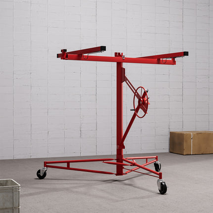 11 Ft Plaster Board Drywall Lifter Hoist Lifter with Rolling Casters