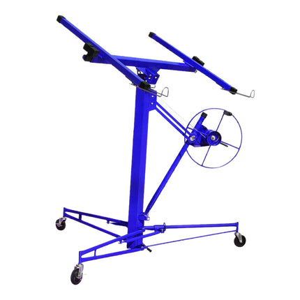 11 Ft Plaster Board Lifter with Rolling Casters Panel Hoist