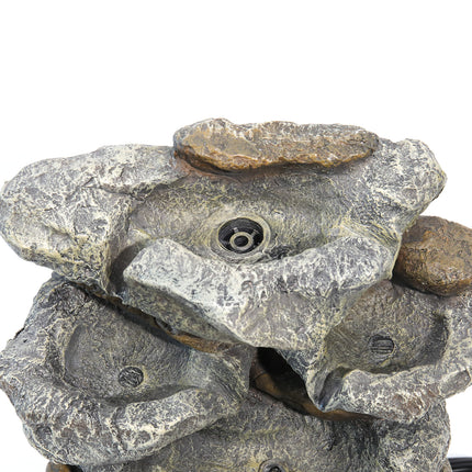 Natural Slate LED Electric Powered Fountain Waterfall 49cm