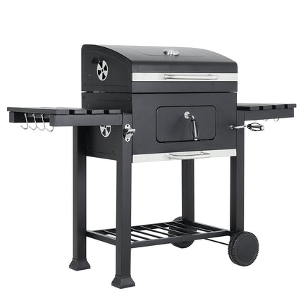138x48.5x108CM Large BBQ Grills Stove Trolley Built in Thermometer