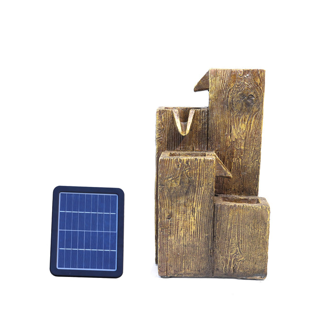 Solar Powered Freestanding Garden Falls Fountain 48cm H