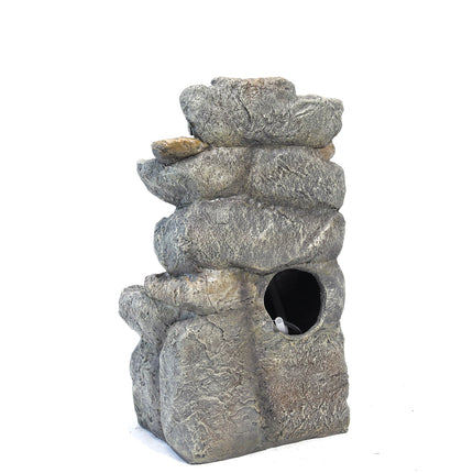 49cm H Outdoor Fountain Water Feature Waterfall Solar Powered