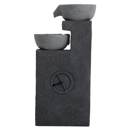 Water Fountain Rockery Decor Solar Powered 72cm H