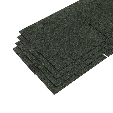 18 Pcs Self Adhesive Asphalt Shingles Bitumen Roofing Green