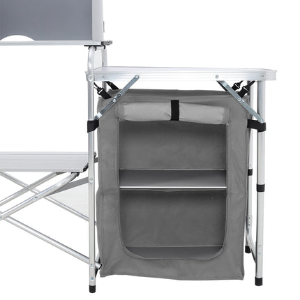 Outdoor Protable Camp Kitchen with Zippered Storage
