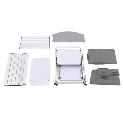 Outdoor Protable Camp Kitchen with Zippered Storage