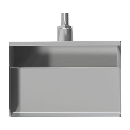 Silver 30cm Stainless Steel Waterfall Pool Fountain
