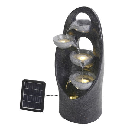 4-Tier Cascading Garden Fountain Water Feature 68cm H