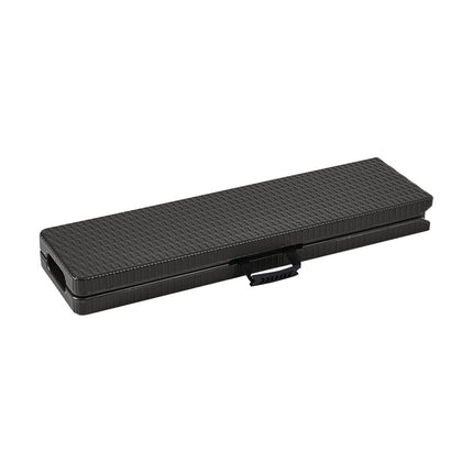 Black Set of 3 Plastic Outdoor Folding Table Bench Set