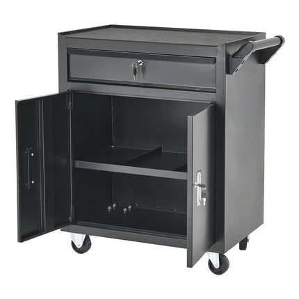 Lockable Rolling Tool Trolley Storage Cabinet