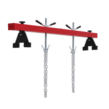 Red Adjustable Steel Engine Support Bar