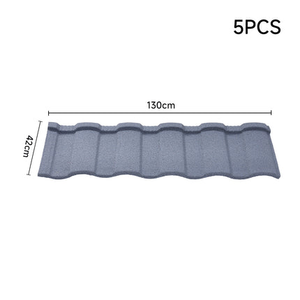 Rainbow Tile Stone Coated Metal Roofing Shingles 5pcs