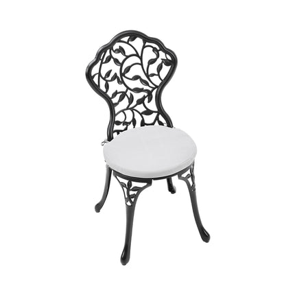 3pcs Cast Aluminum Bistro Table and Chairs Set