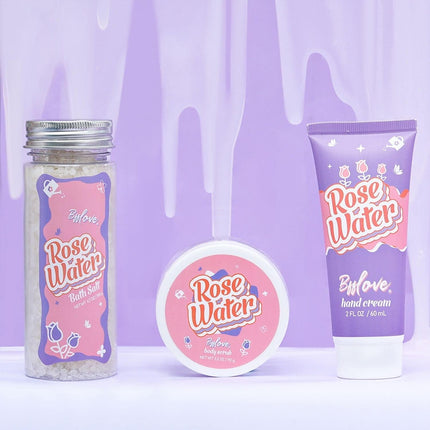 Rose Water Scent Spa Bath Set Travel Toiletry Kit