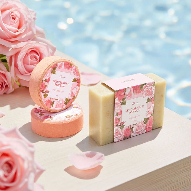 Rose-Scented Spa Bath Gift Set