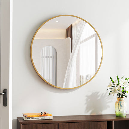 Dia 60cm Round Bathroom Mirror Gold Nordic Mirror