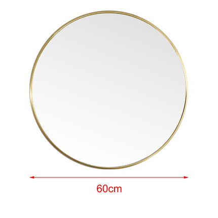 Dia 60cm Round Bathroom Mirror Gold Nordic Mirror