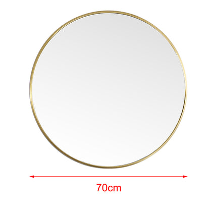 Dia 70cm Round Bathroom Mirror Gold Nordic Mirror