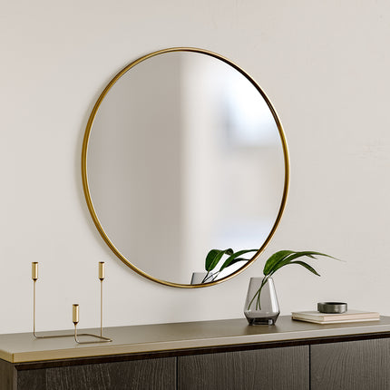 Dia 70cm Round Bathroom Mirror Gold Nordic Mirror