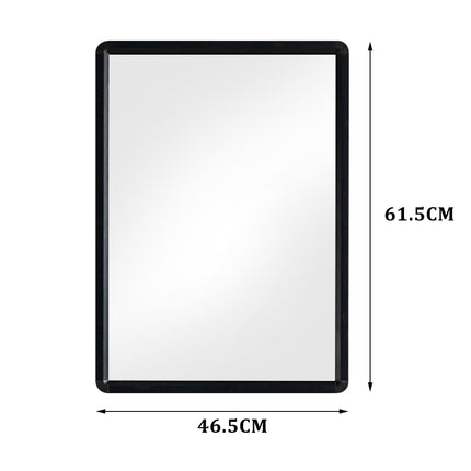 46x61 cm Bathroom Mirror Black Framed Decorative Mirror