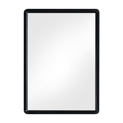 28 x 20 Rectangular Black Framed Bathroom Wall Mirror